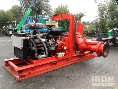 Cornell Skid-Mounted Cornell 16" pump w/ International V8 turbo charged diesel engine Bomba de agua