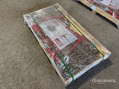 Quantity of (5) 2026 Suihe BC-5400 5400 lb Ratchet Binders & (10) 20 ft Chains (Unused)