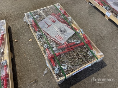 Quantity of (5) 2026 Suihe BC-5400 5400 lb Ratchet Binders & (10) 20 ft Chains (Unused)
