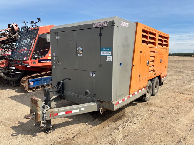 2018 Sullivan D1600PCHA4AF 1800 cfm Mobile Air Compressor (Inoperable)