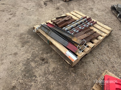 Quantity of (17) Miscellaneous Trailer Stakes