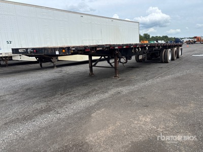 1996 Manac 48206 48 ft Tri/A Flatbed Trailer