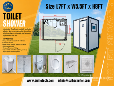2026 Suihe NT-SH(b) 1 Person Portable Toilet (Unused)