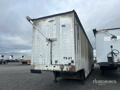 2010 Peerless 53-DC 53 ft x 102 in Quad/A Belly Open-Top Chip Trailer