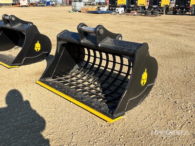 Dynamic Entities 120CL 60 in Skeleton Excavator Bucket - Fits 65mm Cat 311/312/313/314 Kobelco 140 Deere/Hitachi ZX120/135 Case 130/135, Doosan DX140