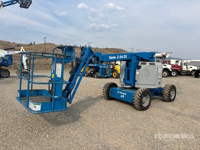 2016 Genie Z34/22 4WD Diesel Articulating Boom Lift