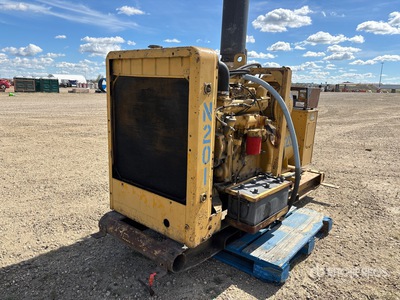 1997 Leroy somer LS444L5 90.5 kW Skid-Mounted Generator Set
