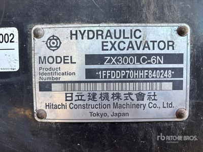 2018 Hitachi ZX300LC-6N Pelle Hydraulique sur Chenilles