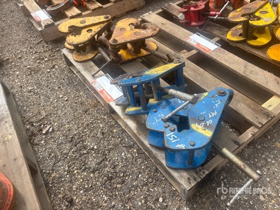 Quantity of (4) 5 Ton I-Beam Lifting Clamps