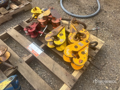 Quantity of (6) Miscellaneous I-Beam Lifting Clamps