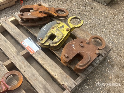 Quantity of (3) Plate Steel Lift Clamps