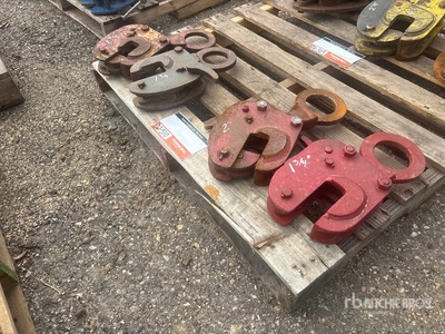 Quantity of (4) Plate Steel Lifting Clamps