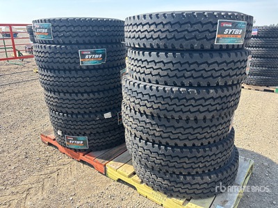 Quantity of (12) Seyoun 11R22.5 Trailer Tires (Unused)