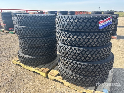 Quantity of (10) Taitong 11R24.5 Trailer Tires (Unused)