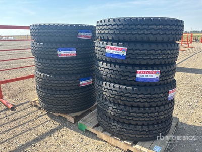 Quantity of (12) Taitong 11R24.5 Trailer Tires (Unused)