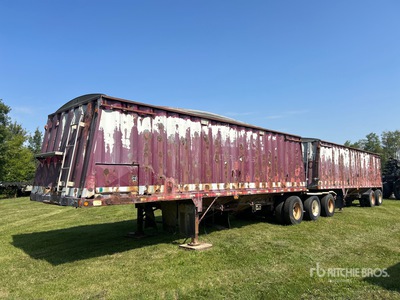 1996 Doepker Super B-Train Grain Trailer (Inoperable)