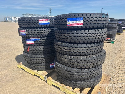 Quantity of (12) Taitong 11R24.5 Trailer Tires (Unused)