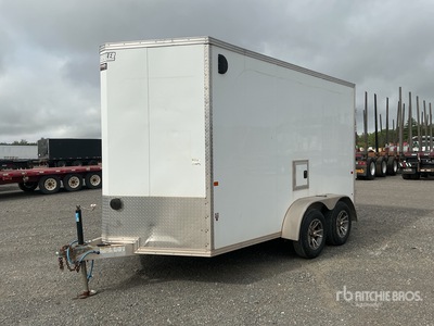2019 Ezhauler 14 ft T/A Enclosed Trailer
