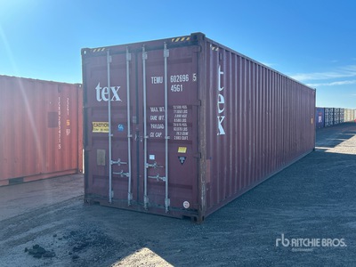 2012 40 ft High Cube Storage Container