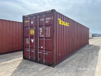 2013 40 ft High Cube Storage Container