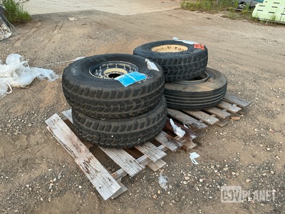 (4) Assorted Tires w/Wheels
