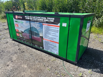 StanForge DT4041CF 40 ft x 40 ft Dual Truss Container Shelter (Unused)
