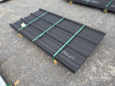 Quantity of (50) 2025 Kit Containers Steel R Panel 6 ft x 3 ft .030 Thickness