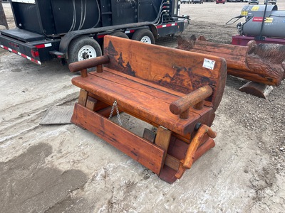 5 ft 4 in Log Bench