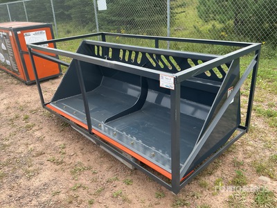 TMG SN84 84 in Snow Skid Steer Bucket (Unused)