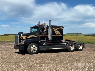 1990 Freightliner FLD 120 6x4 T/A Sleeper Truck Tractor