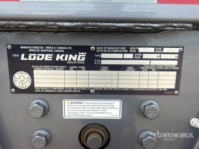 2024 Lode King 28 ft Tri/A Super B-Train Lead Rimorchio per granaglie