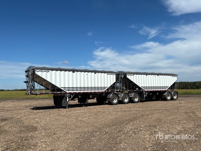2024 Lode King 28 ft Tri/A Super B-Train Lead Grain Trailer