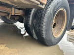 Underbody with Left Rear Drive Tires