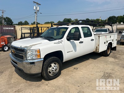 2012 Chevrolet Silverado 3500HD 4x2 Crew Cab Utility Truck