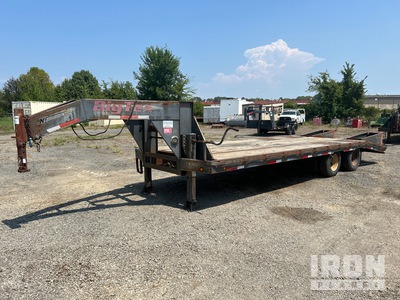 1999 Big Tex 25 ft T/A Gooseneck Remorque pour équipement