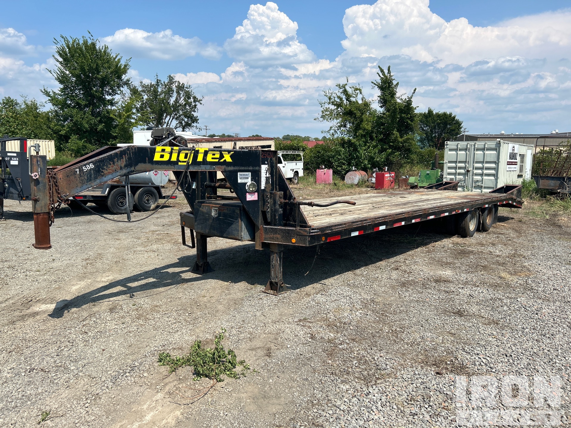 1999 Big Tex 35 ft T/A Gooseneck Remorque pour équipement