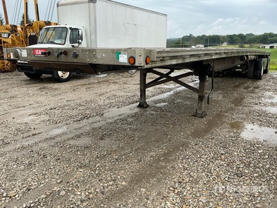 1998 Chaparrl 48 ft Spread Axle Flatbed Trailer