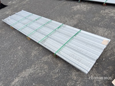 Quantity of (26) 2025 Kit Containers Steel R Panel 12 ft x 3 ft .015 Thickness