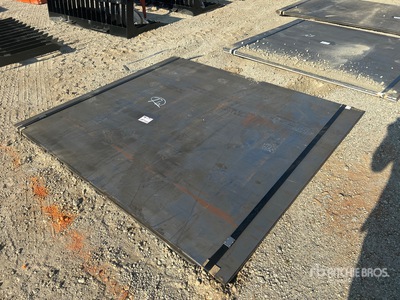 2025 Kit Containers 6 ft x 6 ft 10 in (1 in Thick) ألواح الصلب (Unused)