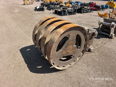 36 in Excavator Compaction Wheel