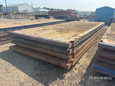 Quantity of (4) 8 ft x 20 ft Mats