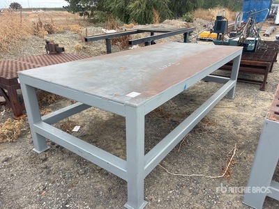 5 ft x 10 ft Steel Table
