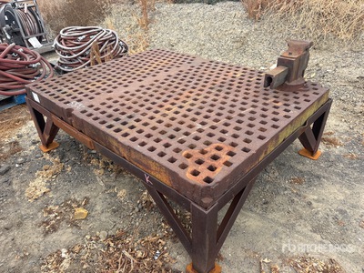5 ft x 5 ft Steel Table
