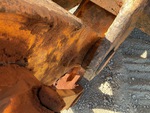 Chassis with Bolzen und Lager, Ausleger bis Löffel