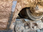 Undercarriage with Left Track Rollers