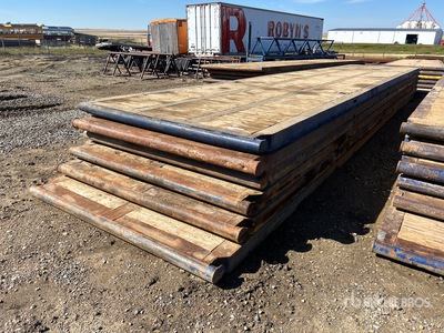 Quantity of (6) 8 ft x 40 ft Mats