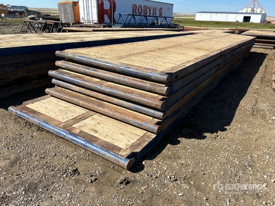 Quantity of (6) 8 ft x 40 ft Mats
