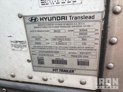 2023 Hyundai Van Trailer