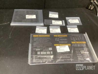 (12) Oshkosh Defense 3648418 Label Kits