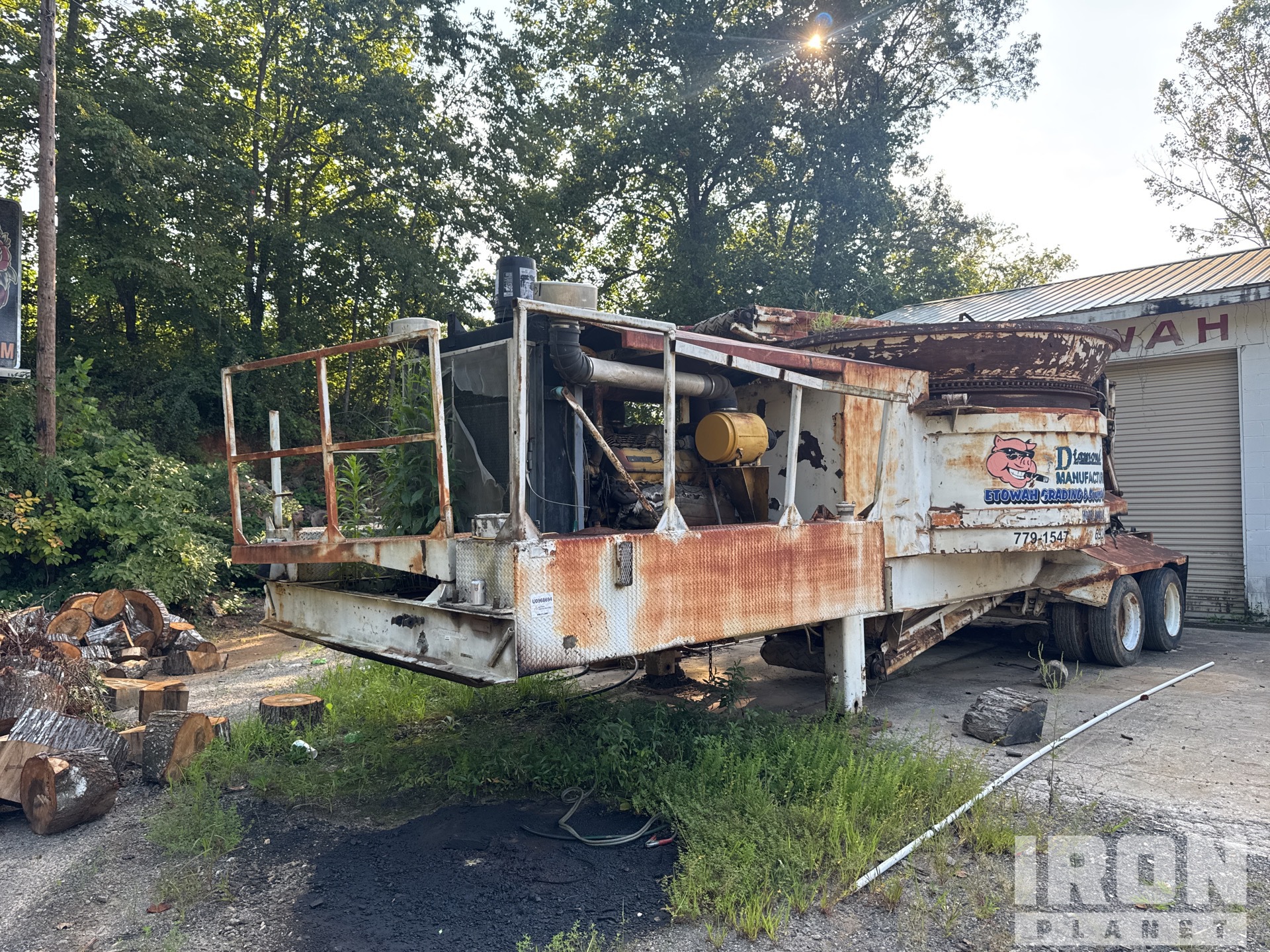 Diamond Z 1460A 95 ton/hr T/A Z Grinder Tub Grinder (Inoperable)
